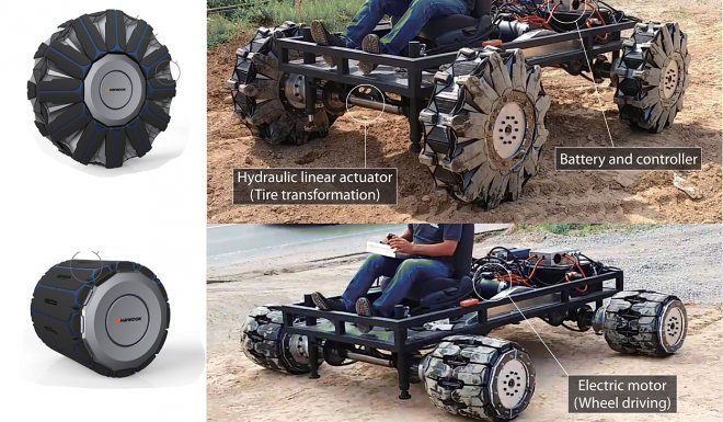 Hankook разработала шины-трансформеры на основе техники оригами